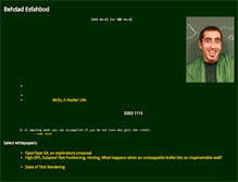 Tablet Screenshot of behdad.org